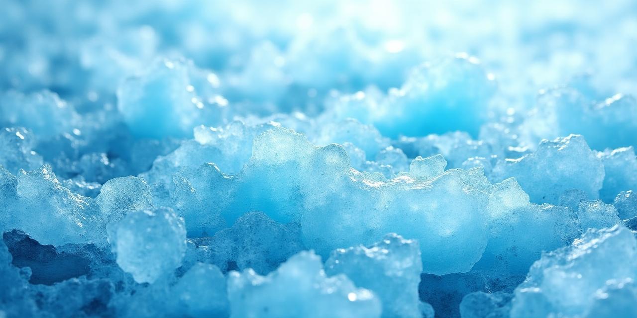 Abstract glacier blue optimization patterns